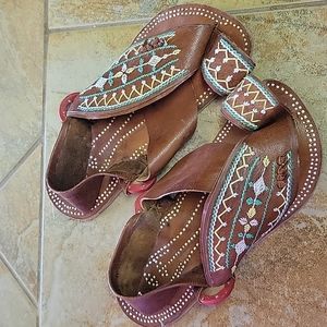 Handmade BoHo flats